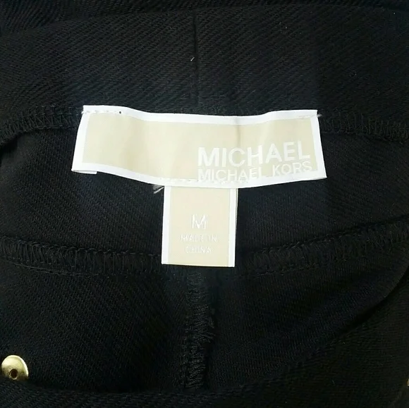 Michael Kors black pull-on legging pants - Medium - Picture 6 of 7